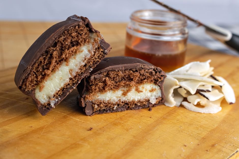 Kärleksmums recept – saftig chokladkaka med kokos